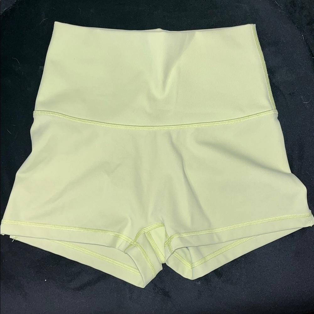 Aerie offline Super Shortie high rise Light Green Shorts💚